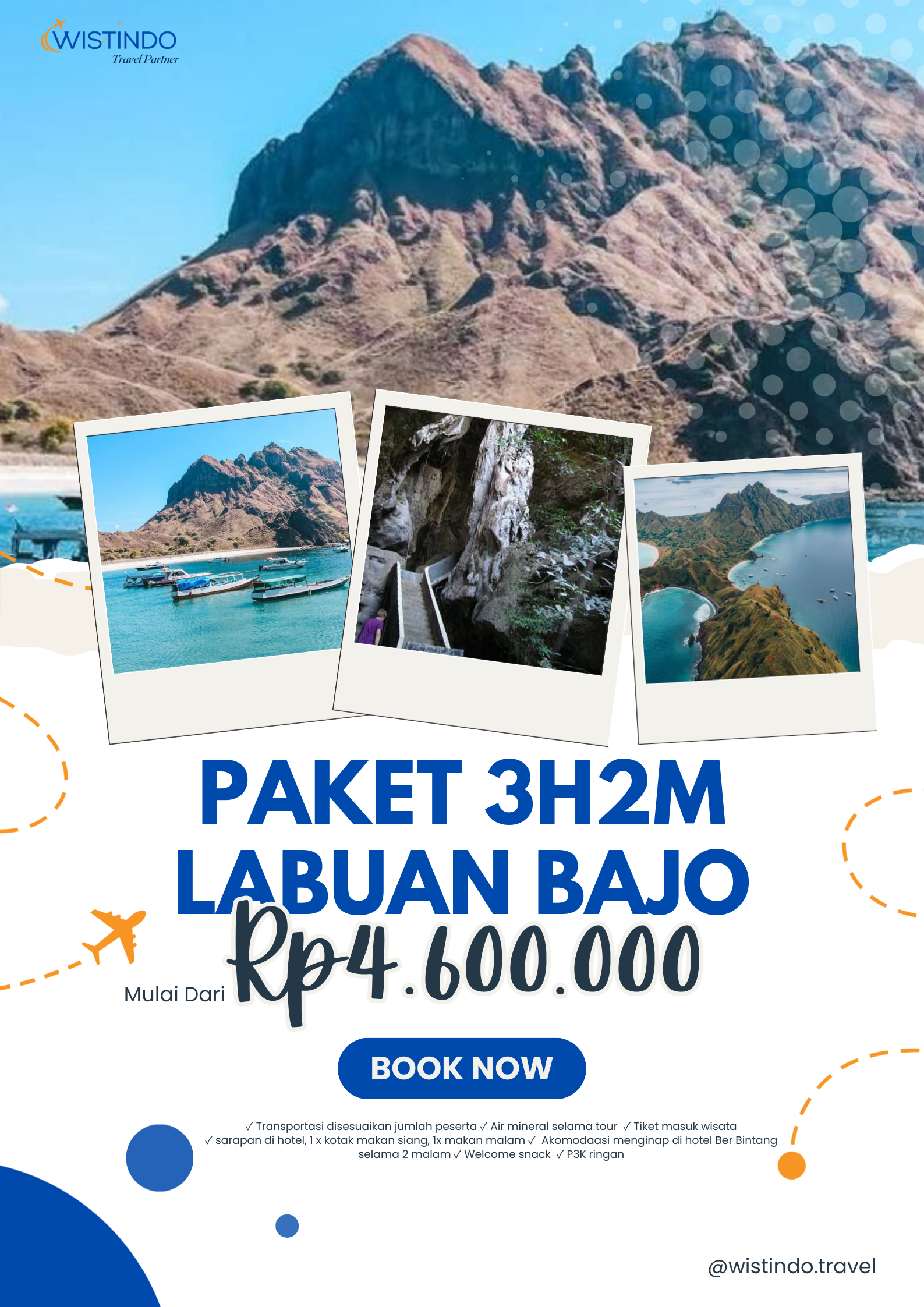 Labuan Bajo 3 Hari 2 Malam mulai 4 JUTAAN sudah include lengkap 🫣 kamu tinggal berangkat ! GASS ✈️🏝️