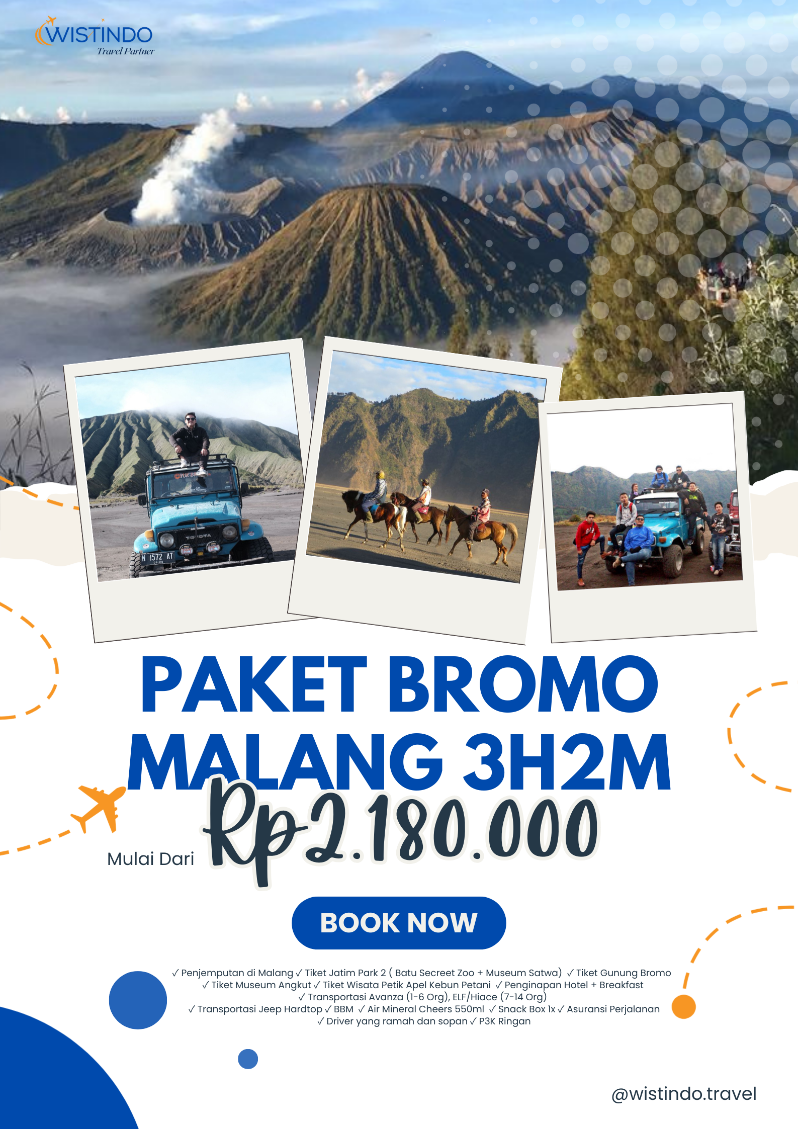 Explore malang 3 Hari 2 Malam mulai 2 JUTAAN sudah include lengkap 😱 kamu tinggal berangkat ! GASS ✈️